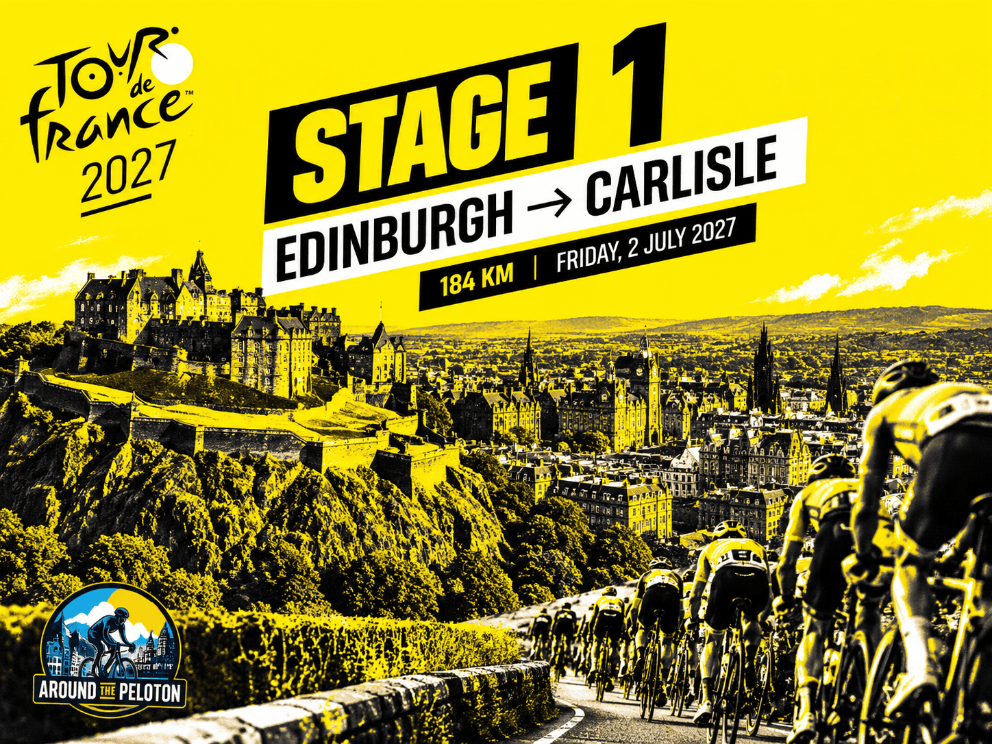 Tour de France 2027 Stage 1: Edinburgh to Carlisle — Scotland’s Historic Grand Départ